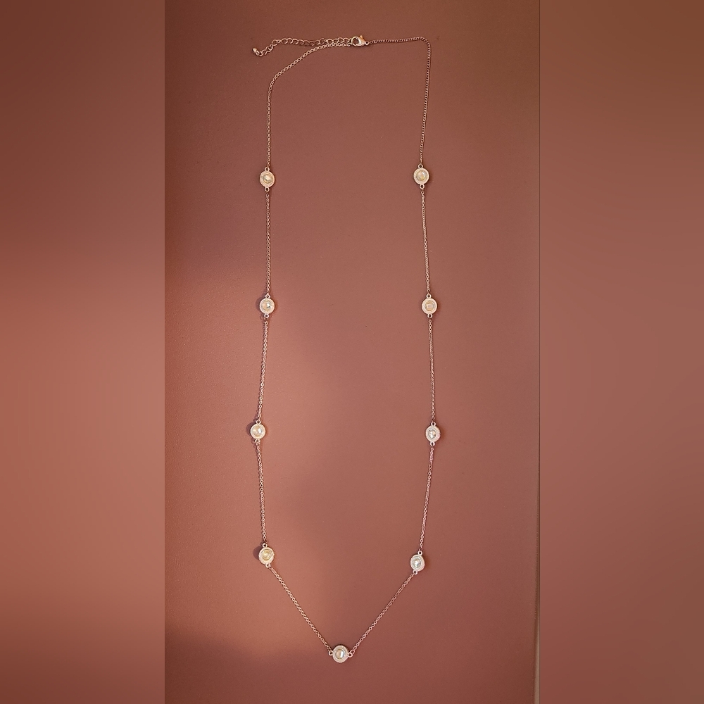 Long Silver Necklace